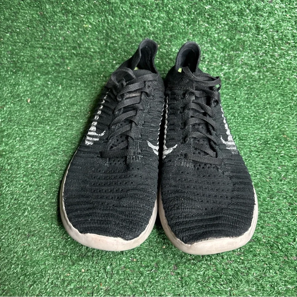 Nike Free RN Flyknit Womens Size 9 Black Athletic Running Shoes Sneakers‎